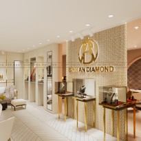 Thiết kế tiệm trang sức kim cương Bình An: Sự hoàn mỹ trong từng chi tiết